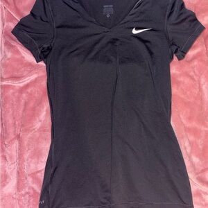 Nike Women's Black Dri-FIT Short Sleeve Tee